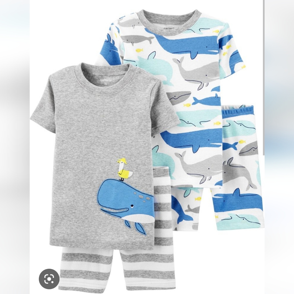 4 piece pack of toddler pajamas. Shorts and t shirts Size‎ 4T. Very gently worn.